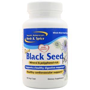 North American Herb & Spice Black Seed Plus - Raw  90 vcaps