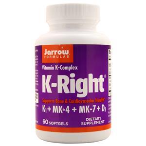 Jarrow K-Right Vitamin K-Complex  60 sgels