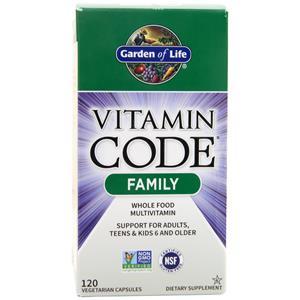Garden Of Life Vitamin Code - Family  120 vcaps