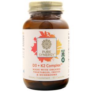 Pure Synergy D3 + K2 Complex  60 caps