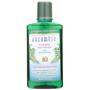 Auromere Ayurvedic Mouthwash with Neem & Peelu 16 fl.oz