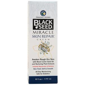 Amazing Herbs Black Seed Miracle Skin Repair Cream  6 fl.oz