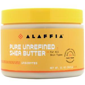 Alaffia Pure Unrefined Shea Butter Unscented 11 oz