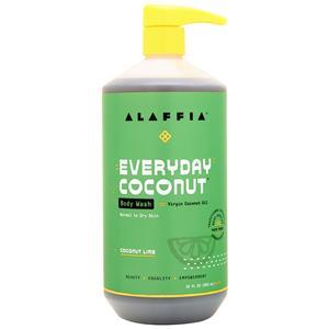 Alaffia Everyday Coconut Body Wash Coconut Lime 32 fl.oz