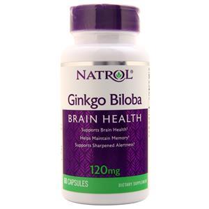 Natrol Ginkgo Biloba (120mg) 60 caps