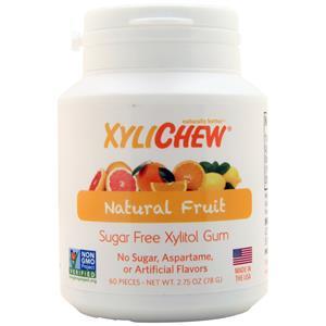 Nature's Stance Xylichew - Sugar Free Xylitol Gum Natural Fruit 60 count