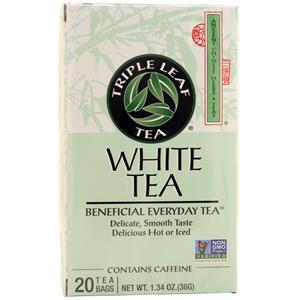 Triple Leaf Tea White Tea  20 pckts