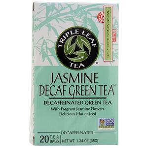 Triple Leaf Tea Jasmine Decaf Green Tea  20 pckts