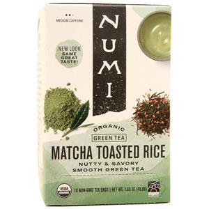 Numi Organic Green Tea Matcha Toasted Rice 18 pckts