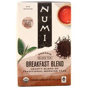 Numi Organic Black Tea Breakfast Blend 18 pckts