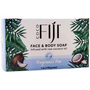 Organic Fiji Face & Body Soap Fragrance Free 7 oz