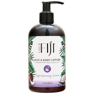 Organic Fiji Face & Body Lotion Night Blooming Jasmine 12 fl.oz