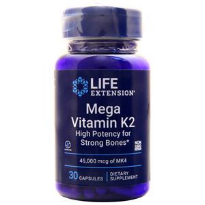 Life Extension Mega Vitamin K2 (45,000mcg) 30 caps