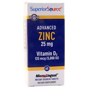 Superior Source Advanced Zinc 60 tabs
