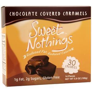 HealthSmart Foods Sweet Nothings Chocolate Covered Caramels 14 count