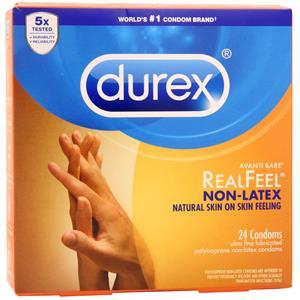 Durex RealFeel Non-Latex Condoms  24 count