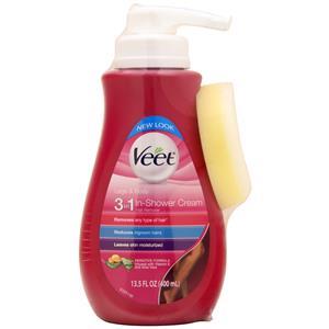 Veet 3 in 1 In-Shower Cream Hair Remover  13.5 fl.oz