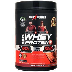 Six Star Pro Nutrition 100% Whey Protein Plus Elite Series Triple Chocolate 1.82 lbs
