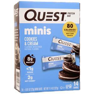 Quest Nutrition Quest Protein Bar Minis Cookies & Cream 14 bars