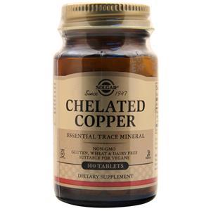 Solgar Chelated Copper (2.5mg)  100 tabs