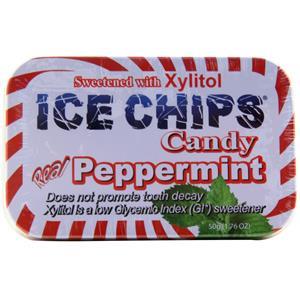 Ice Chips Xylitol Candy Real Peppermint 1.76 oz