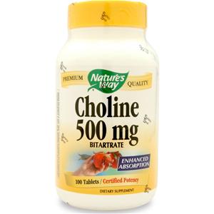 Nature's Way Choline Bitartrate (500mg) 100 tabs