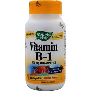 Nature's Way Vitamin B-1  100 caps
