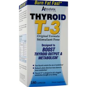 Absolute Nutrition Thyrox T-3 180 caps