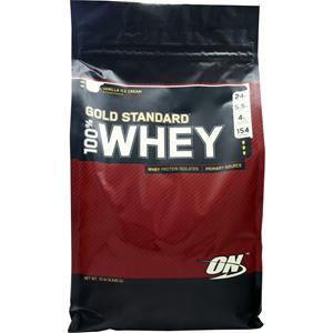 Optimum Nutrition 100% Whey Protein - Gold Standard Vanilla Ice Cream 10 lbs