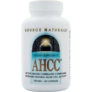 Source Naturals AHCC - Active Hexose Correlated Compound (750mg) 60 caps