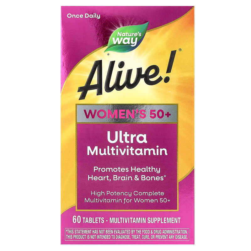Nature's Way Alive! Once Daily Women's 50+ Ultra Potency  60 tabs