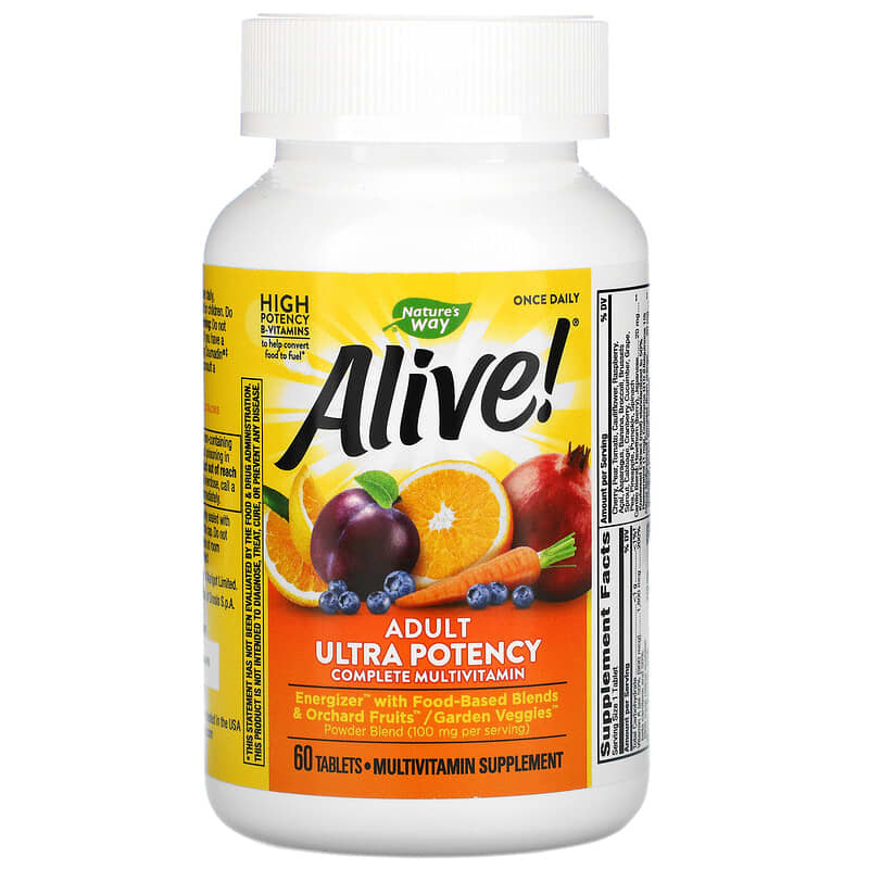 Nature's Way Alive! Once Daily Multi-Vitamin Ultra Potency  60 tabs