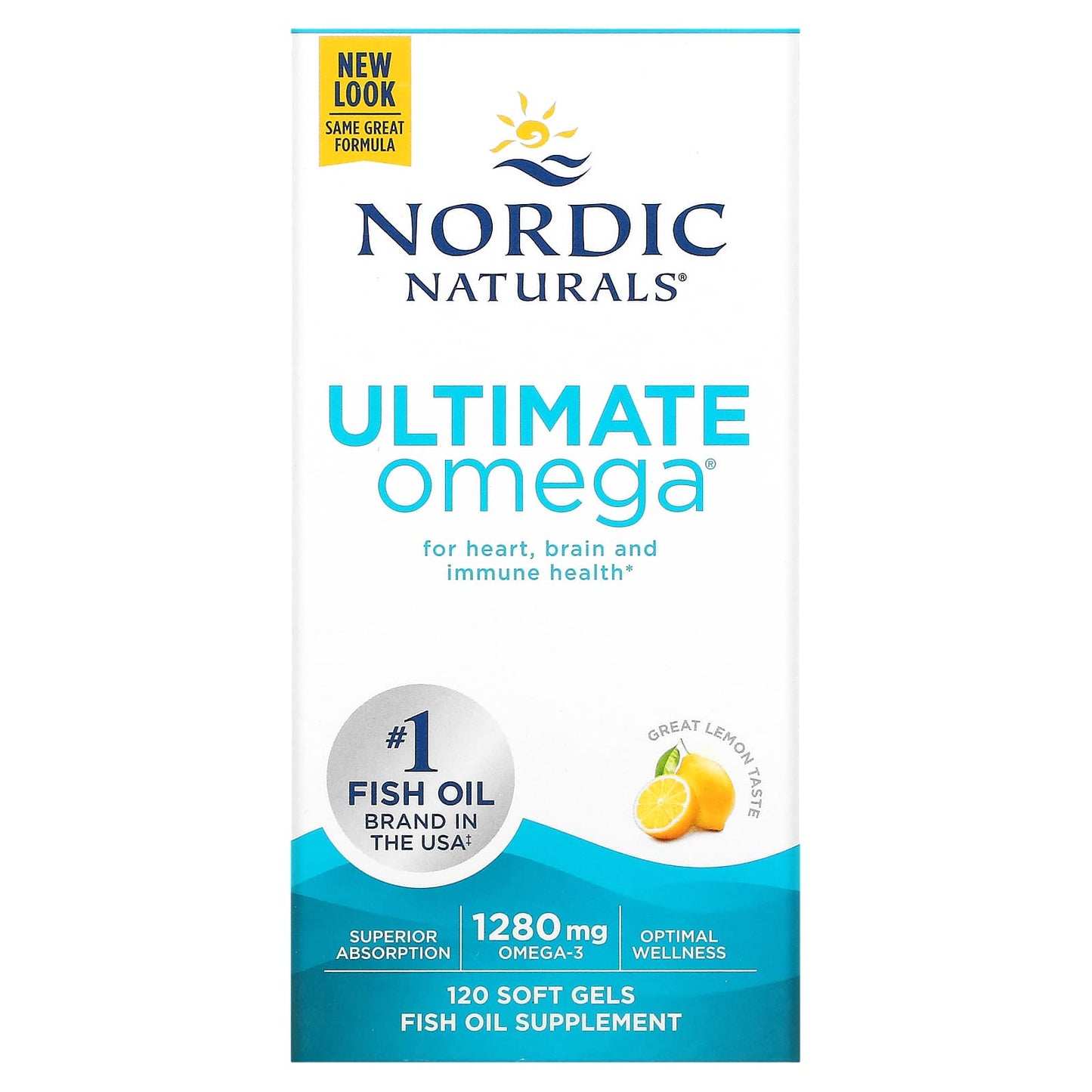 Nordic Naturals Ultimate Omega Lemon 120 sgels