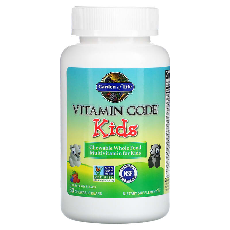 Garden Of Life Vitamin Code - Kids Cherry Berry 60 bears