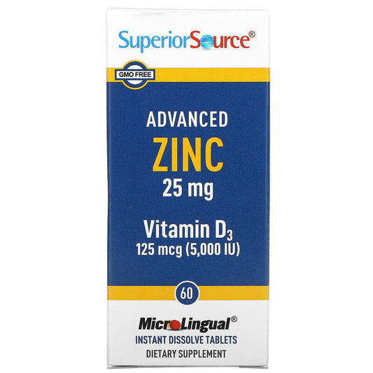 Superior Source Advanced Zinc  60 tabs