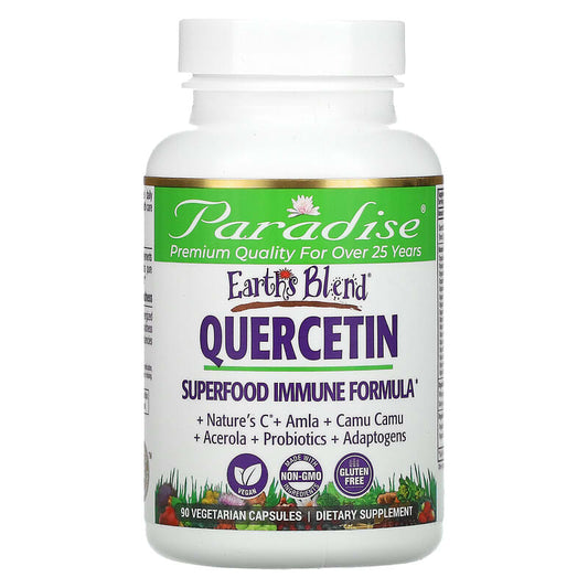Paradise Herbs Earth's Blend Quercetin  90 vcaps