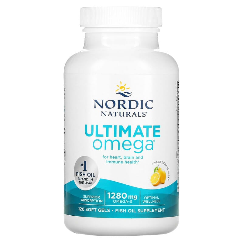 Nordic Naturals Ultimate Omega Lemon 120 sgels