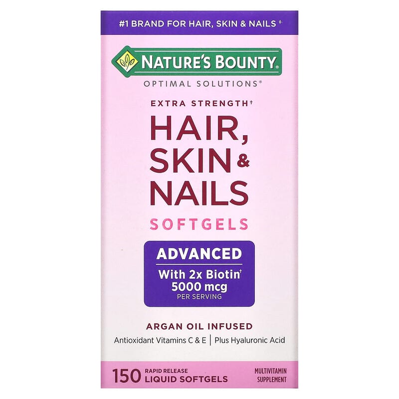 Nature's Bounty Optimal Solutions Hair, Skin & Nails - Extra Strength  150 sgels