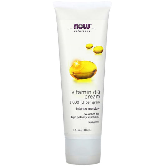 Now Vitamin D-3 Cream (1000IU)  4 fl.oz