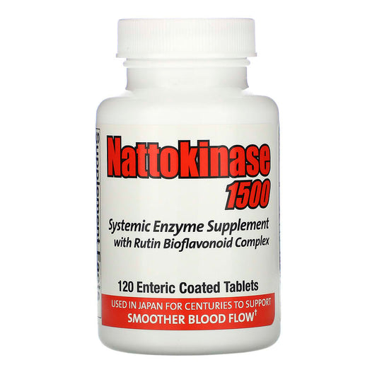 Naturally Vitamins Nattokinase 1500  120 tabs