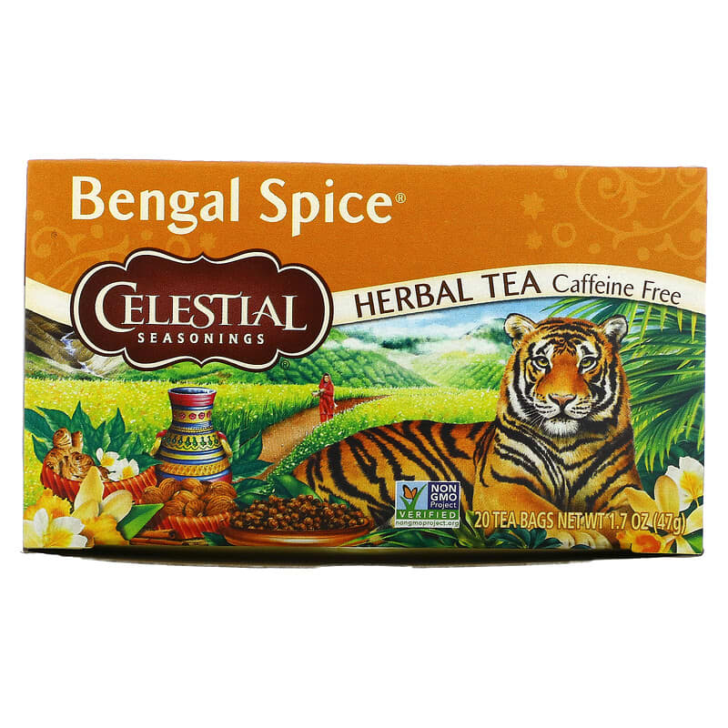 Celestial Seasonings Herbal Tea Bengal Spice 20 pckts