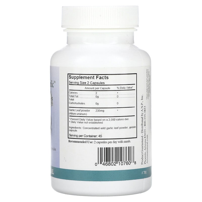 Arizona Natural Products Wild Bear's Garlic - Organic  90 caps