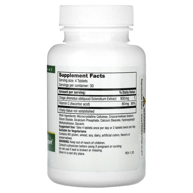 Mushroom Wisdom Super Chaga  120 tabs