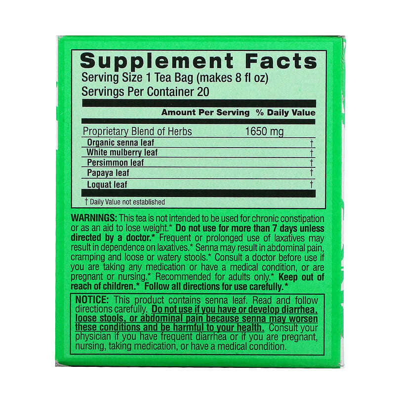 Triple Leaf Tea Ultra Slim Herbal Tea  20 pckts