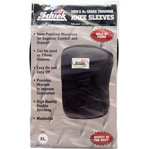 Schiek Sports Rx Cross Training Knee Sleeves Black (XL) 2 unit