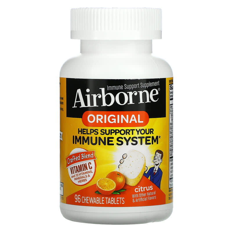 Airborne Airborne - Chewable Tablets Citrus 96 tabs