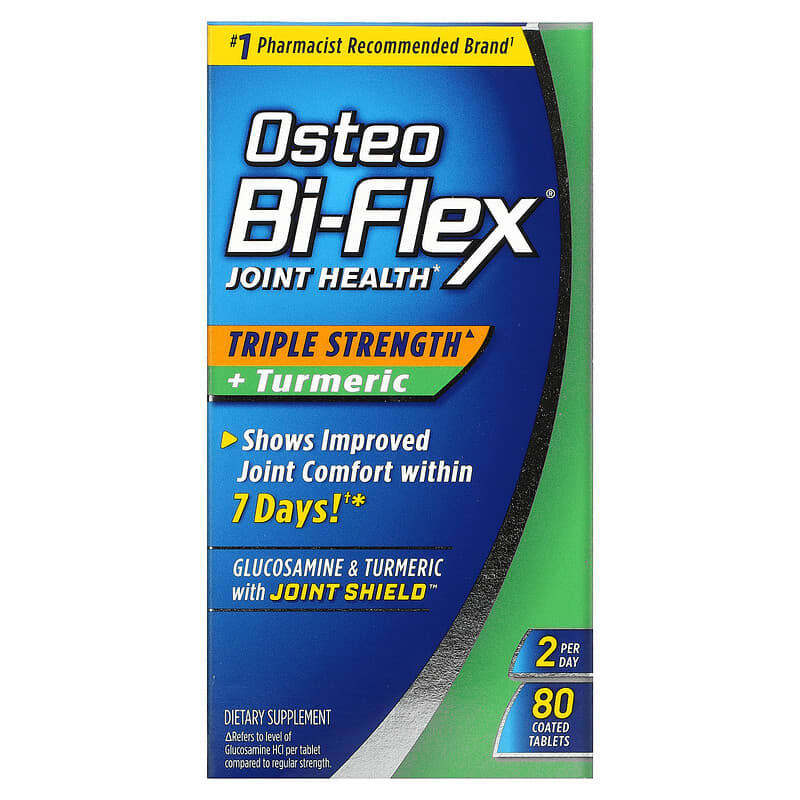 Osteo Bi-Flex Joint Health Triple Strength + Turmeric  80 tabs