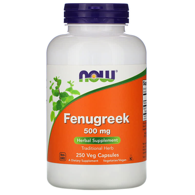 Now Fenugreek (500mg)  250 vcaps