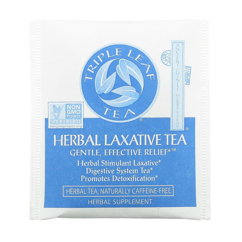 Triple Leaf Tea Herbal Laxative Herbal Tea  20 pckts