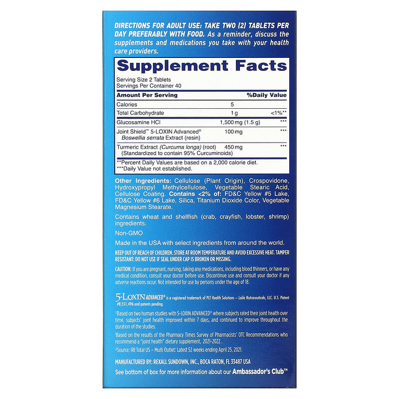 Osteo Bi-Flex Joint Health Triple Strength + Turmeric  80 tabs